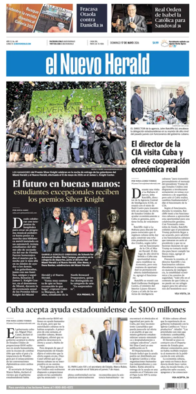 Cover of El Nuevo Herald (Sunday)
