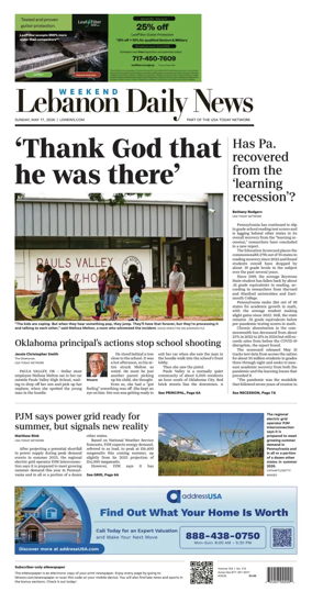 Cover of Lebanon Daily News