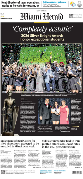 Cover of Miami Herald (Sunday)