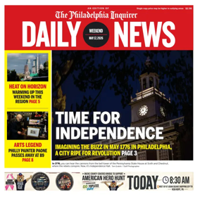 Cover of Philadelphia Daily News
