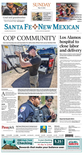 Cover of Santa Fe New Mexican