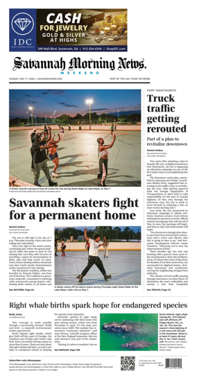 Cover of Savannah Morning News