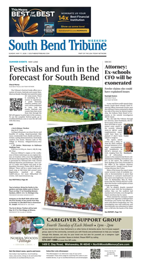 Cover of South Bend Tribune