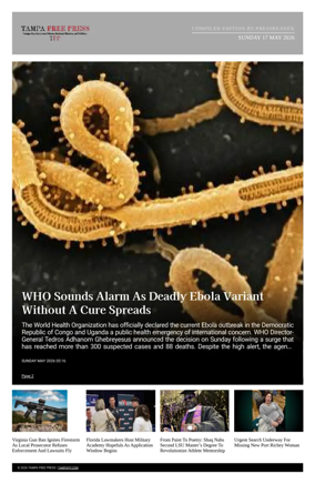 Cover of Tampa Free Press