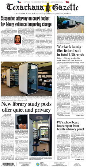Cover of Texarkana Gazette