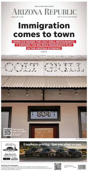 Cover of The Arizona Republic