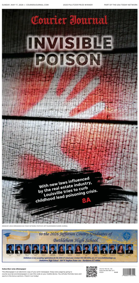 Cover of The Courier-Journal (Louisville)