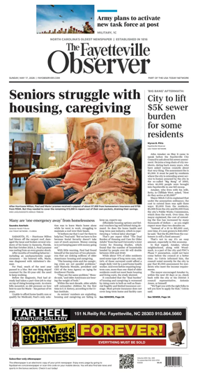 Cover of The Fayetteville Observer