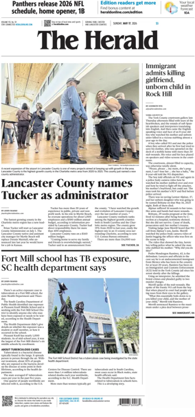 Cover of The Herald (Rock Hill)