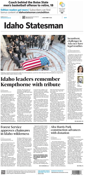 Cover of The Idaho Statesman (Sunday)