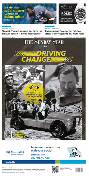 Cover of The Indianapolis Star