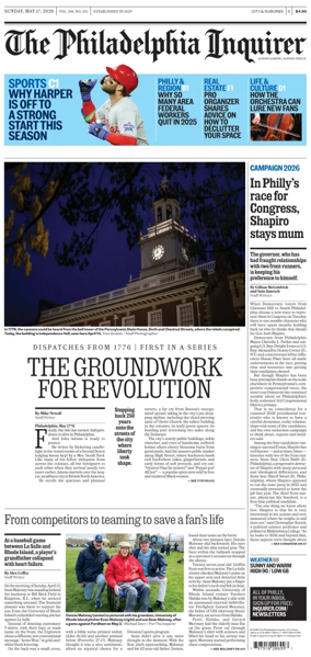 Cover of The Philadelphia Inquirer