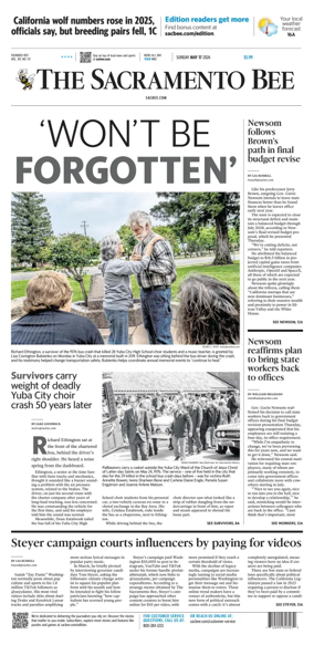 Cover of The Sacramento Bee (Sunday)