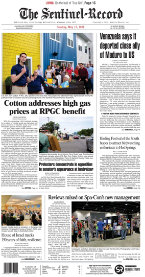 Cover of The Sentinel-Record