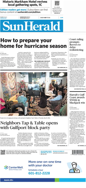 Cover of The Sun Herald (Sunday)