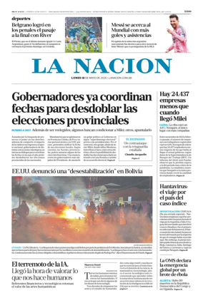 Cover of La Nacion