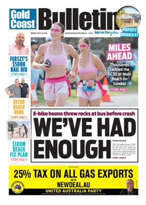 Cover of The Gold Coast Bulletin