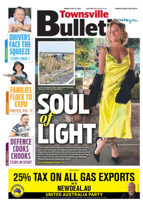 Cover of Townsville Bulletin