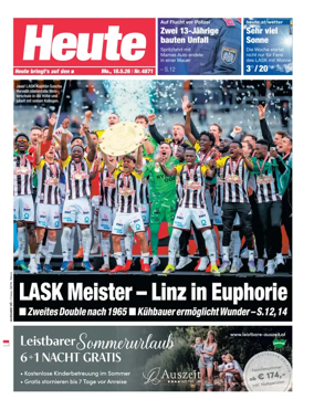Cover of Heute - Oberosterreich Ausgabe