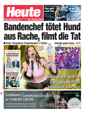 Cover of Heute - Wien Ausgabe