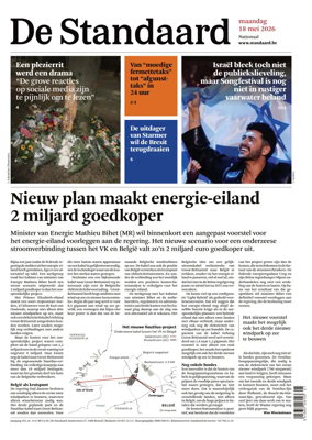 Cover of De Standaard