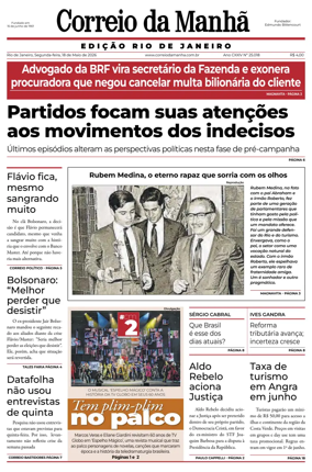 Cover of Jornal Correio da Manha