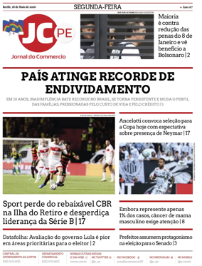 Cover of Jornal do Commercio
