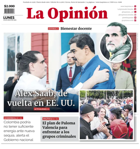 Cover of La Opinion