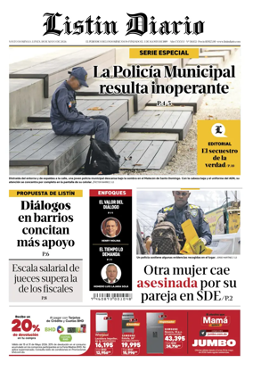 Cover of Listin Diario