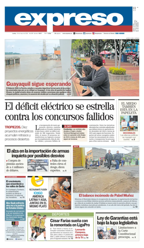 Cover of Diario Expreso