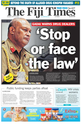 Cover of The Fiji Times
