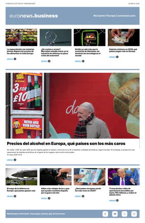 Cover of Euronews Business (Spanish) Compiled Edition