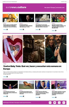 Cover of Euronews Culture and Sport (Spanish) Compiled Edition