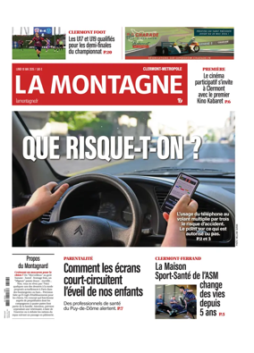 Cover of La Montagne (Clermont-Metropole)