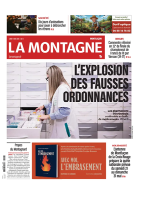 Cover of La Montagne (Montlucon)