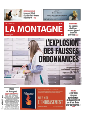 Cover of La Montagne (Vichy)
