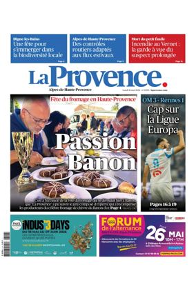 Cover of La Provence Alpes-de-Haute-Provence