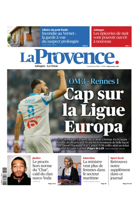 Cover of La Provence Aubagne-La Ciotat