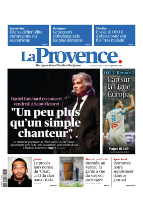 Cover of La Provence Martigues-Istres-Vitrolles-Marignane