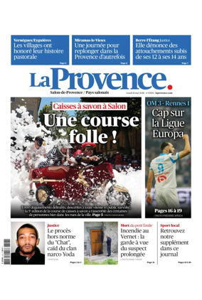Cover of La Provence Salon-de-Provence / Pays salonais