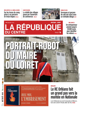 Cover of La Republique du Centre (Orleans - Loiret))