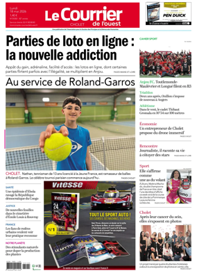 Cover of Le Courrier de l’Ouest (Cholet)