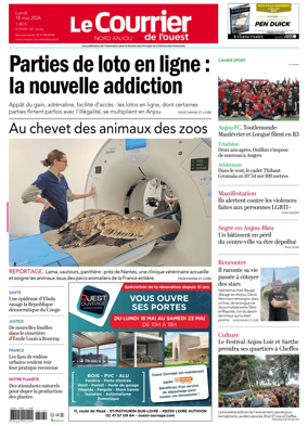 Cover of Le Courrier de l’Ouest (Nord Anjou)