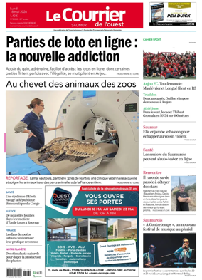 Cover of Le Courrier de l’Ouest (Saumur)