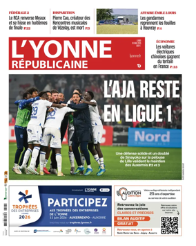 Cover of L'Yonne Republicaine
