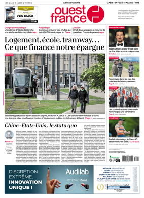 Cover of Ouest France (Caen - Bayeux - Falaise - Vire)