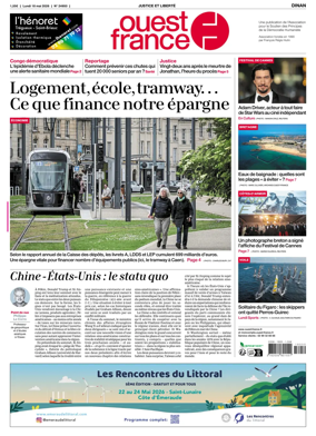 Cover of Ouest France (Dinan)