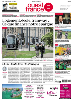Cover of Ouest France (Orne)