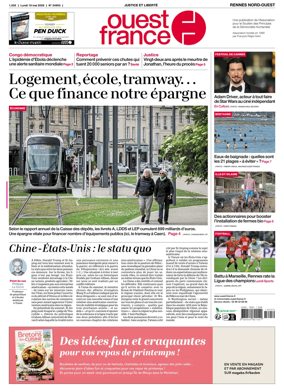 Cover of Ouest-France (Rennes Nord-Ouest)