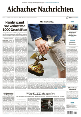 Cover of Aichacher Nachrichten